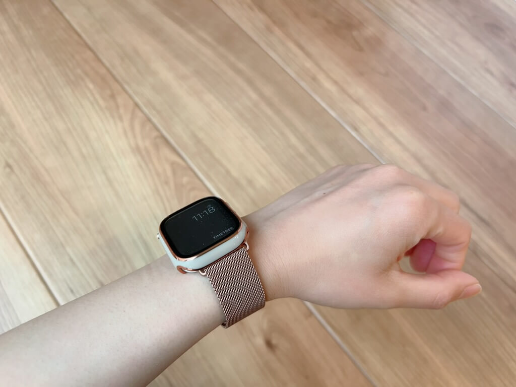 Apple Watchバンド　ステンレス　装着