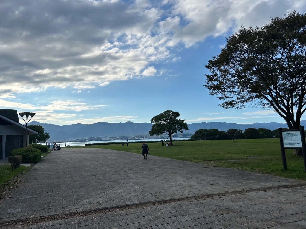 琵琶湖博物館外